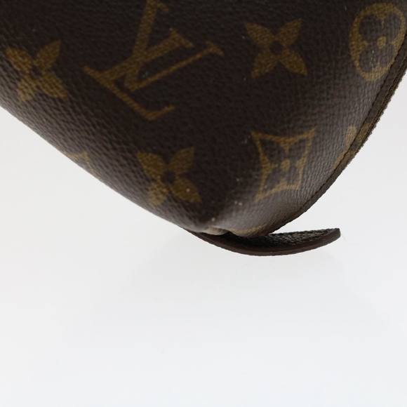 LOUIS VUITTON Monogram Trousse Demi Ronde Cosmetic Pouch M47520 LV Auth 49355 - Picture 7 of 16